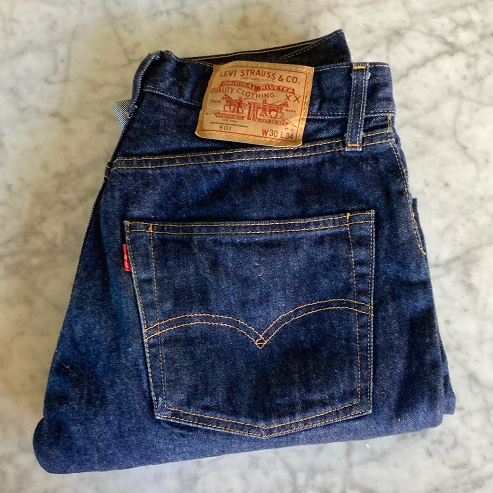 LEVI’S Vintage Clothing LVC Mens 1984 501 Jeans Size 28X30 Blue Denim